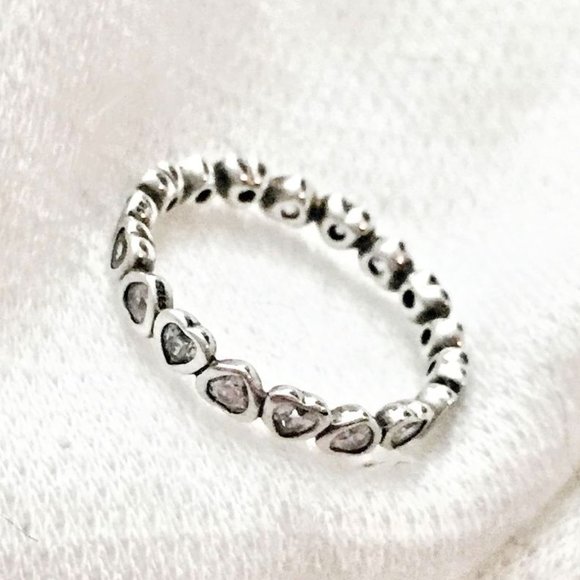 Pandora Jewelry - CLEARANCE!! Pandora Forever More Ring US Size 6, 7, 8.5 Hearts All Around